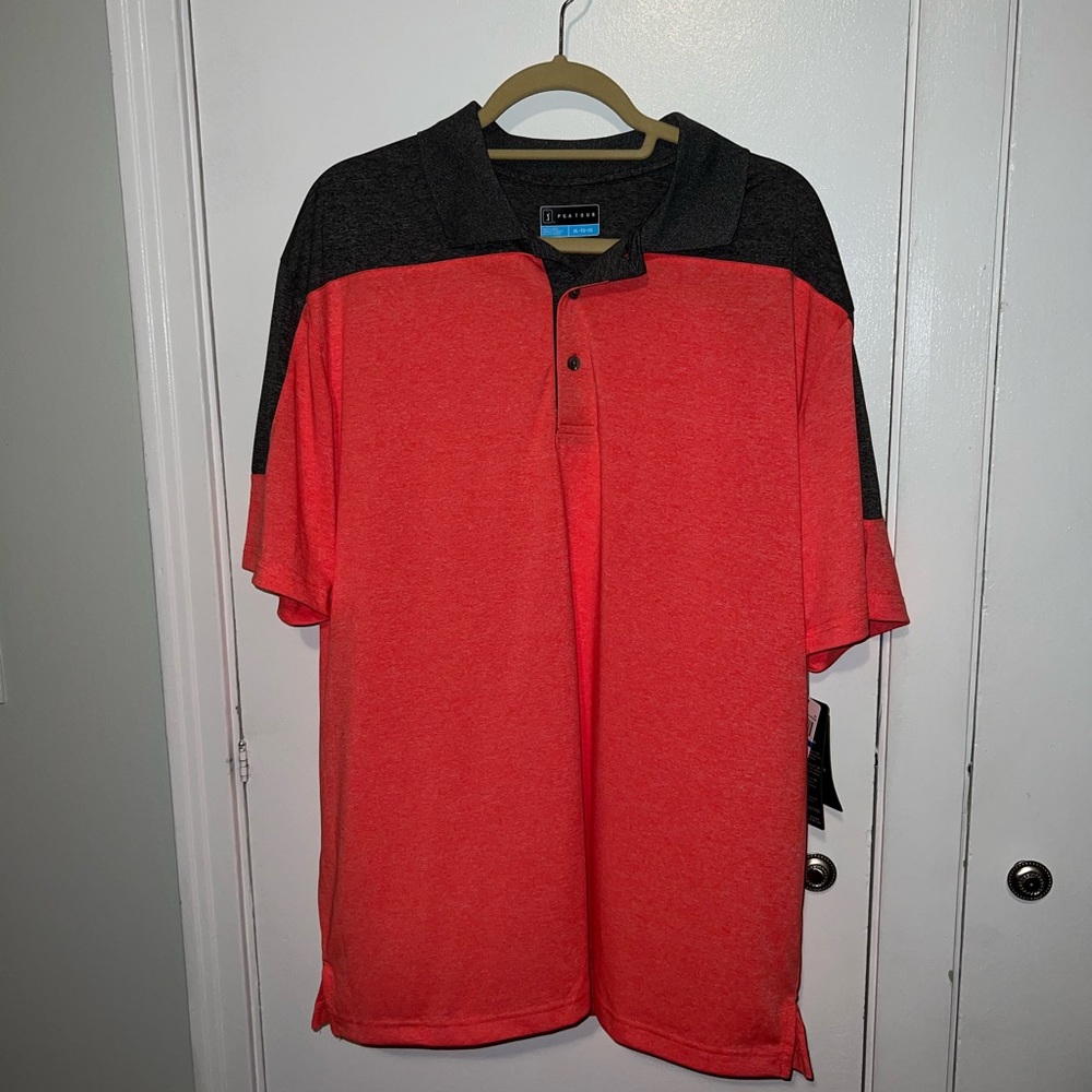 NWT XL Licensed PGA Tour short sleeve polo shirt